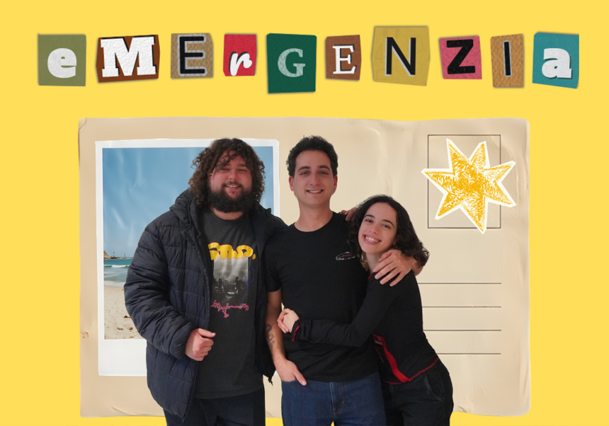  Sergio, Artur y María, de Emergenzia